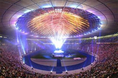 Ceremonia de inauguración del Olímpico de Berlín, en julio de 2004.