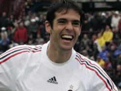 El jugador del Milán, Kaká