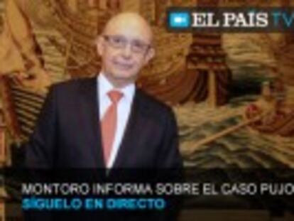 “No basta para exculparse con una confesión , afirma el ministro El titular de hacienda liga el fraude fiscal del expresidente catalán con el reto soberanista. Dice que no se acogió a la amnistía fiscal