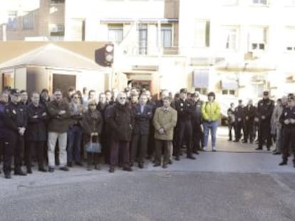 Concentración silenciosa en Francos Rodríguez (Madrid).
