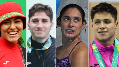 Alejandra Valencia, Marco Alonso Verde, Gabriela Agundez y Osmar Olvera. 