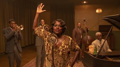A atriz Viola Davis, indicada por 'A voz suprema do blues'.