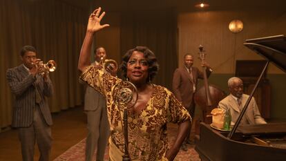 A atriz Viola Davis, indicada por 'A voz suprema do blues'. 