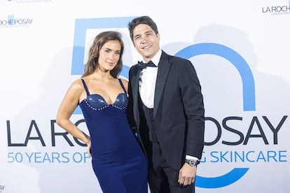María Pombo y Pablo Castellano en un evento celebrado en Madrid en abril de 2025.