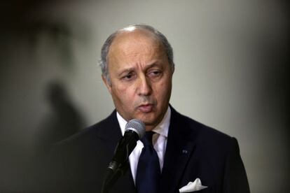 El ministro de Exteriores franc&eacute;s, Laurent Fabius.