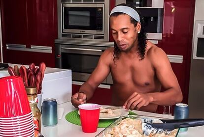Una imagen del Facebook de Ronaldinho