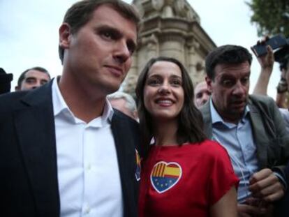 El líder de Ciudadanos advierte a Sánchez de que será  corresponsable  de lo que suceda en otoño si no activa el requerimiento del 155