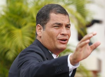 El presidente ecuatoriano, Rafael Correa.