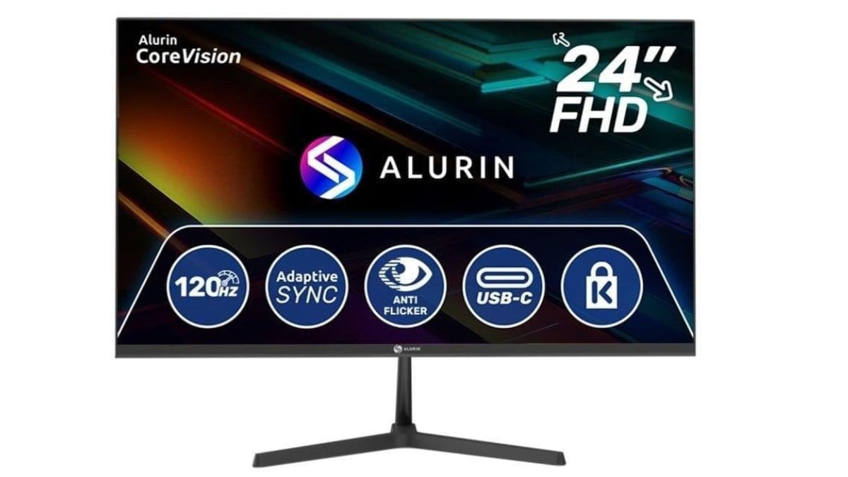 Monitor de PC Full HD con 23,8 pulgadas.