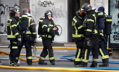 Varios bomberos, en una imagen de archivo.