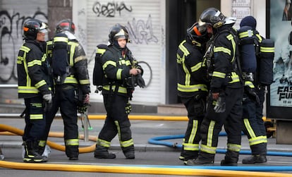 Varios bomberos, en una imagen de archivo. 