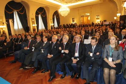 Aspecto general del salón donde se celebró el Spain Investors Day.