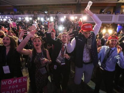 Seguidores de Trump en Nueva York