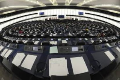 Vista general de la sesión plenaria del Parlamento Europeo en Estrasburgo, Francia. EFE/Archivo