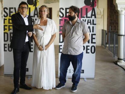 A la izquierda, el director del Festival de Cine Europeo de Sevilla, Jos&eacute; Luis Cienfuegos.