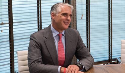 Andrea Orcel, durante su presentación como consejero delegado del Banco de Santander.