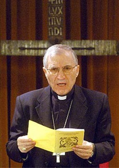 Antonio María Rouco Varela, durante la oración de apertura de la LXXXI Asamblea Plenaria de la Conferencia Episcopal.