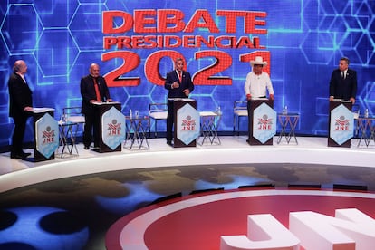 Los candidatos a la presidencia de Perú