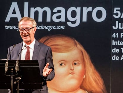 El ministro de Cultura y Deporte, José Guirao, en Almagro (Ciudad Real).