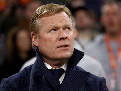 Ronald Koeman, entrenador del Barcelona.