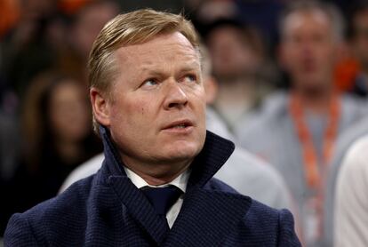 Ronald Koeman, entrenador del Barcelona.