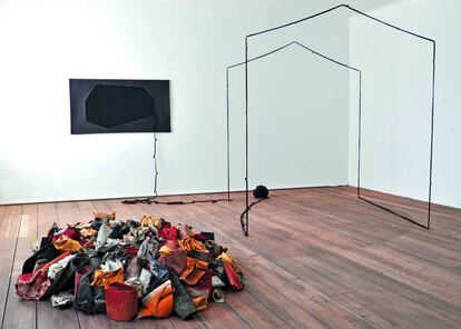 Instalación Herbert Egger y Christine Bauer en la Galeria Shiras (Valencia).