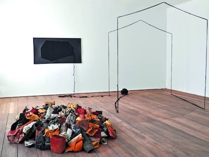 Instalación Herbert Egger y Christine Bauer en la Galeria Shiras (Valencia).