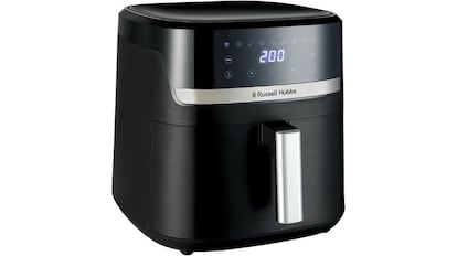 Vista de la freidora de aire Russell Hobbs en oferta.