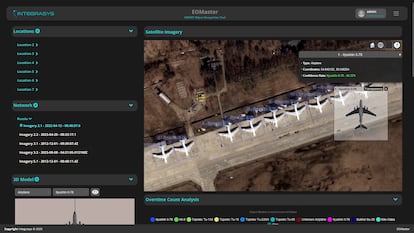 Aviones rusos en un aeropuerto