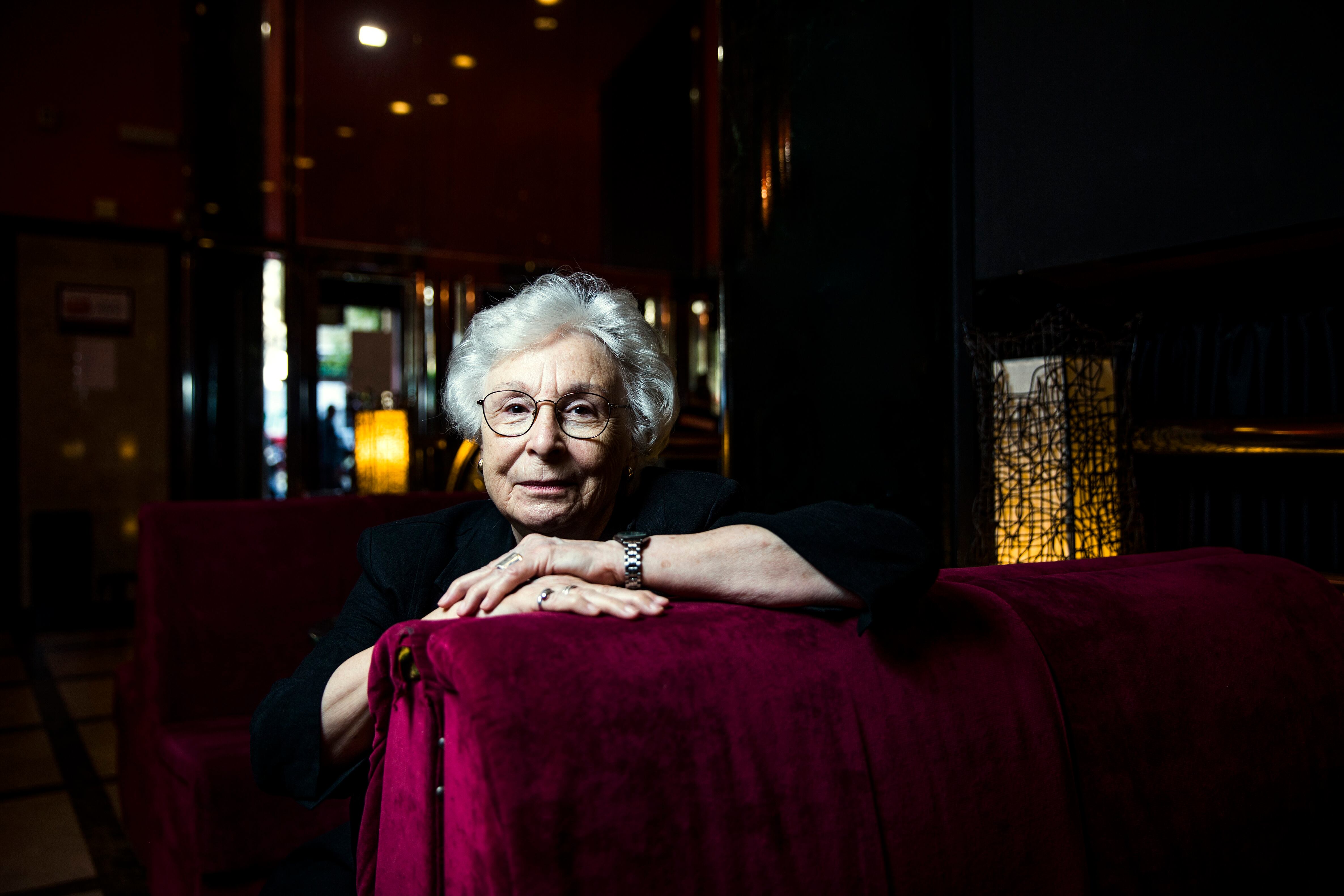 17/09/2019 DVD-967 Josefina Molina, la primera directora que logra el Premio Nacional de Cinematografía, en entrevista en los cines Verdi de Madrid.