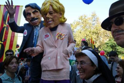 Manifestación contra la Ley de Calidad de la Enseñanza celebrada en Madrid en noviembre de 2002.