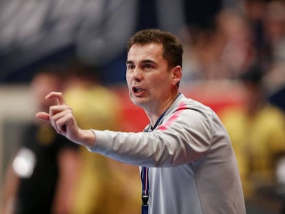 Raúl González, entrenador del París Saint Germain de balonmano.