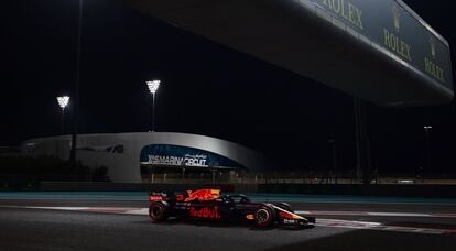 Daniel Ricciardo, de la escudería Red Bull, en un momento de la carrera.