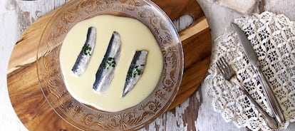 Las sardinillas que nadaban en ajoblanco