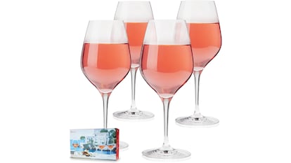 Las mejores copas para vino rosado