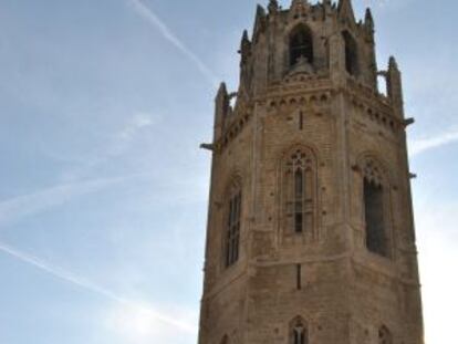 Inauguración de la restauración del campanario de la Seu Vella de Lleida.