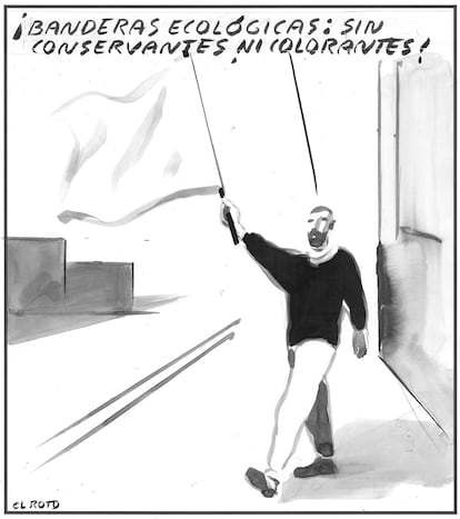 El Roto: banderas ecológicas