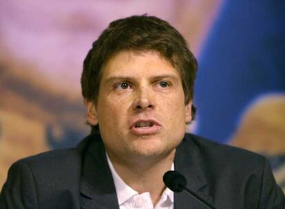 Jan Ullrich, el 26 de febrero pasado, cuando anunció su retirada.