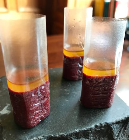 PRALINÉ DE SANGRE DE CERDO / CAPEL