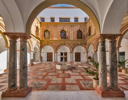 Patio de la Casa de los Mora, en Lucena.