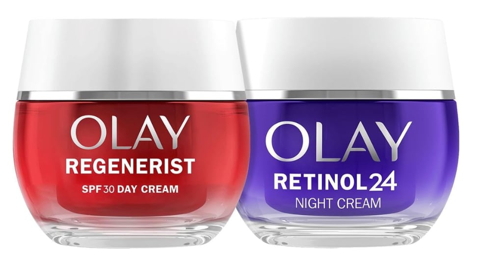 Cremas faciales Olay.