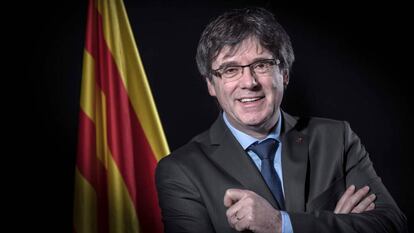 El expresidente de la Generalitat de Cataluña, Carles Puigdemont, el pasado 7 de febrero en Bruselas.