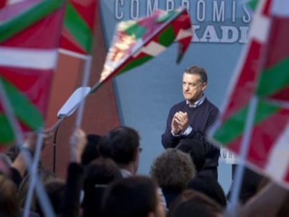 El presidente del PNV,  y candidato a lehendakari, I&ntilde;igo Urkullu. 