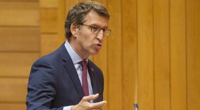 El presidente de la Xunta, Alberto Núñez Feijóo.