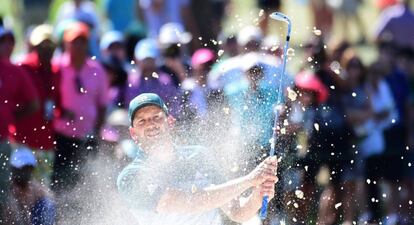 El golfista español Sergio García en el Masters de Augusta.