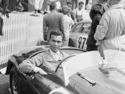 Porfirio Rubirosa, en las 24 horas de Le Mans, en 1950.