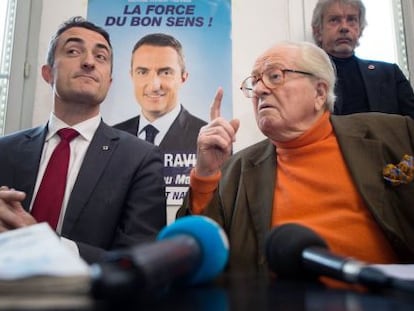 Fundador del ultraderechista FN frances, Jean-Marie Le Pen.