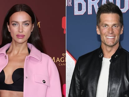 Irina Shayk y Tom Brady.