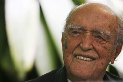 Oscar Niemeyer durante la celebraci&oacute;n de su centenario, en 2007.