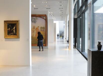 Sala de exposiciones del Museo de las Bellas Artes. Se encuentra en un edificio de la Plaza Stanislas